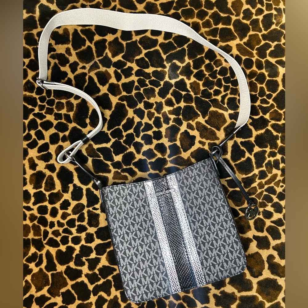 Michael Kors Monogram Crossbody Bag
